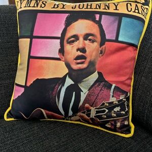 Rare Johnny Cash Pillow by Sourpuss